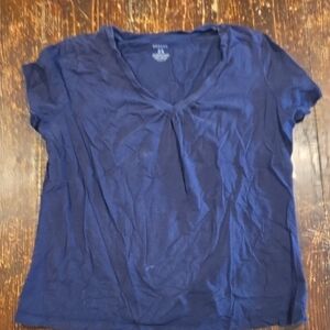 George Women's Dark Blue Short Sleeve Top